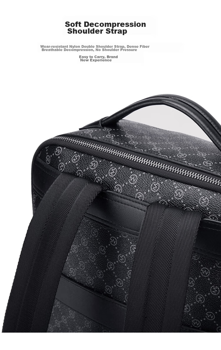 GOLF Backpack, Men's Fashionable Printed Large Capacity Backpack, Water-Resistant Laptop Bag for Men And Women, Student Schoolbag, Trendy Casual Business Travel Backpack, 5I688466J Black 13