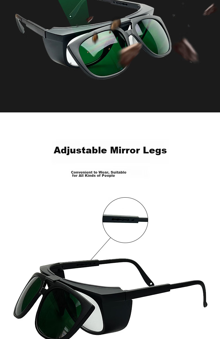 GUANNUODA Flip-Up Welding Goggles, Welder's Sunglasses, Arc Welding Protection Glasses, Anti-Glare Laser Cutting Safety Eyewear 5