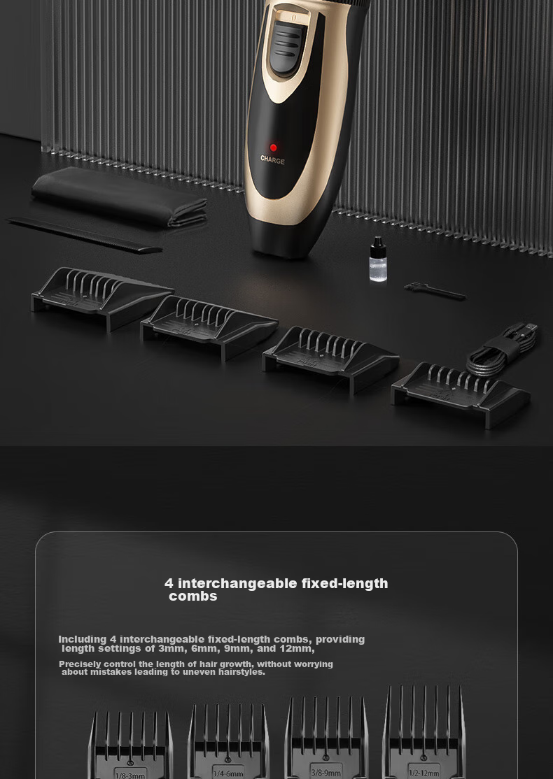 AUX Electric Hair Clipper for Adults, Electric Trimmer, Electric Hair Cutting Machine, Shaver for Children And Babies, Haircutting Tool Set, X1 Premium Configuratio 18