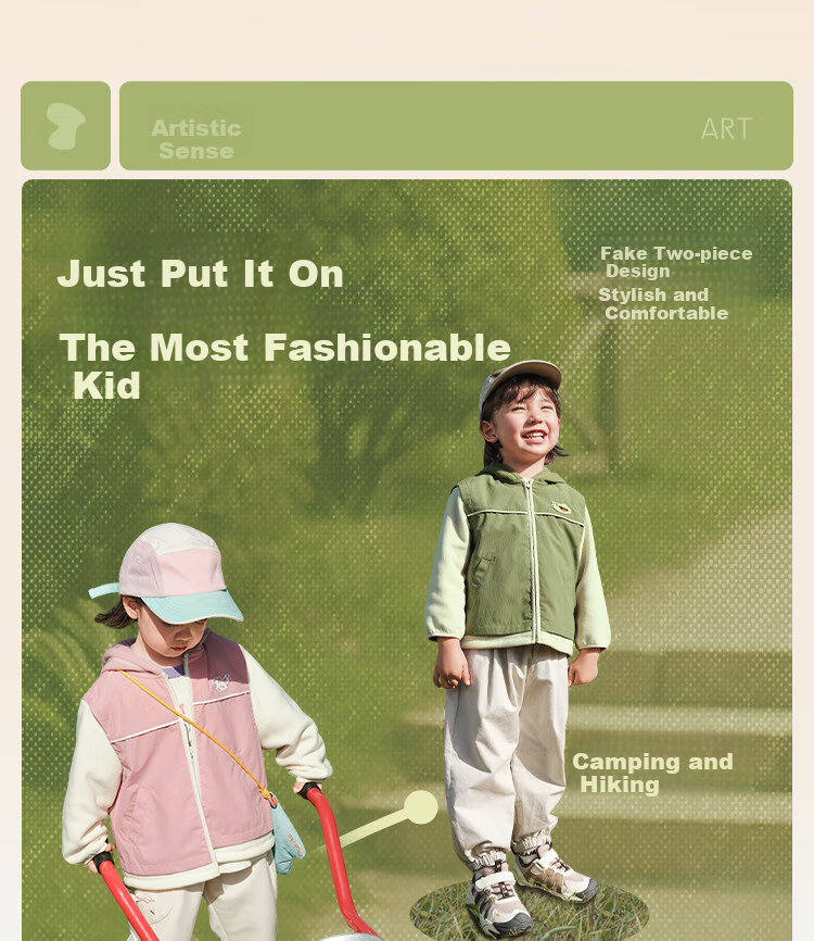 BALABALA Children's Outerwear Baby Jacket Kids' Coat Boys Girls Clothing Autumn Wear Faux Two-Piece Cute 208325105212 4