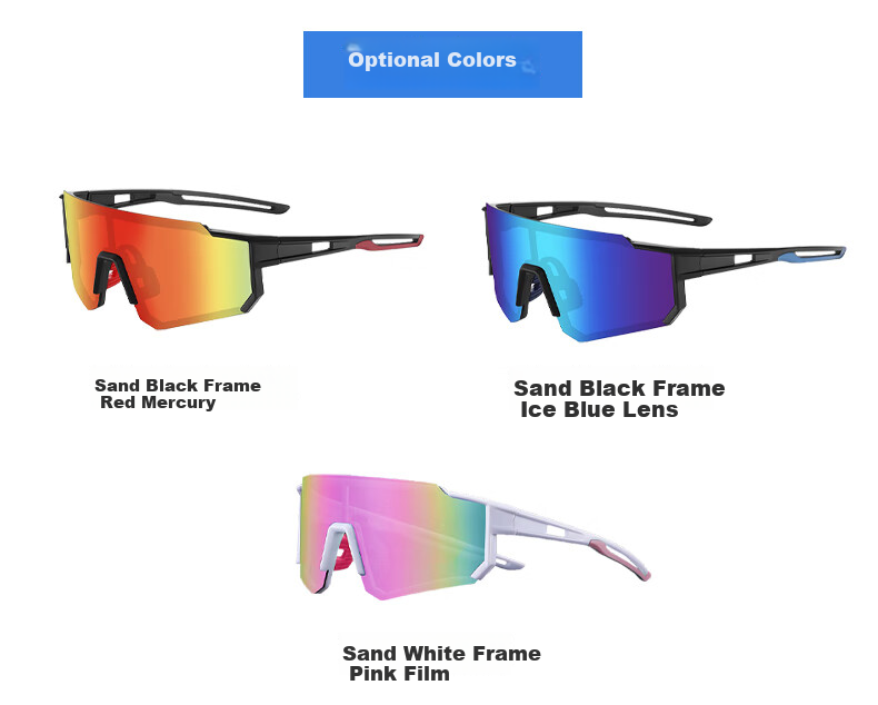 DRATRA Cycling Glasses for Men And Women, Nearsighted Sunglasses with Polarized Lenses, Windproof Outdoor Goggles for Road And Mountain Bikes 4