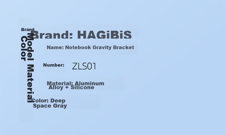 Hagibis Laptop Vertical Gravity Stand Base, Upright Desktop Computer Storage Rack, Vertical Placement Suitable for MacBook, Heat Dissipation, Neat Desktop, No Adjustment Required 21