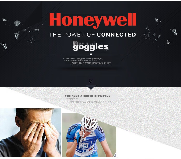 Honeywell 100111 Safety Goggles S200A Series Anti-Scratch Black And Gray 3