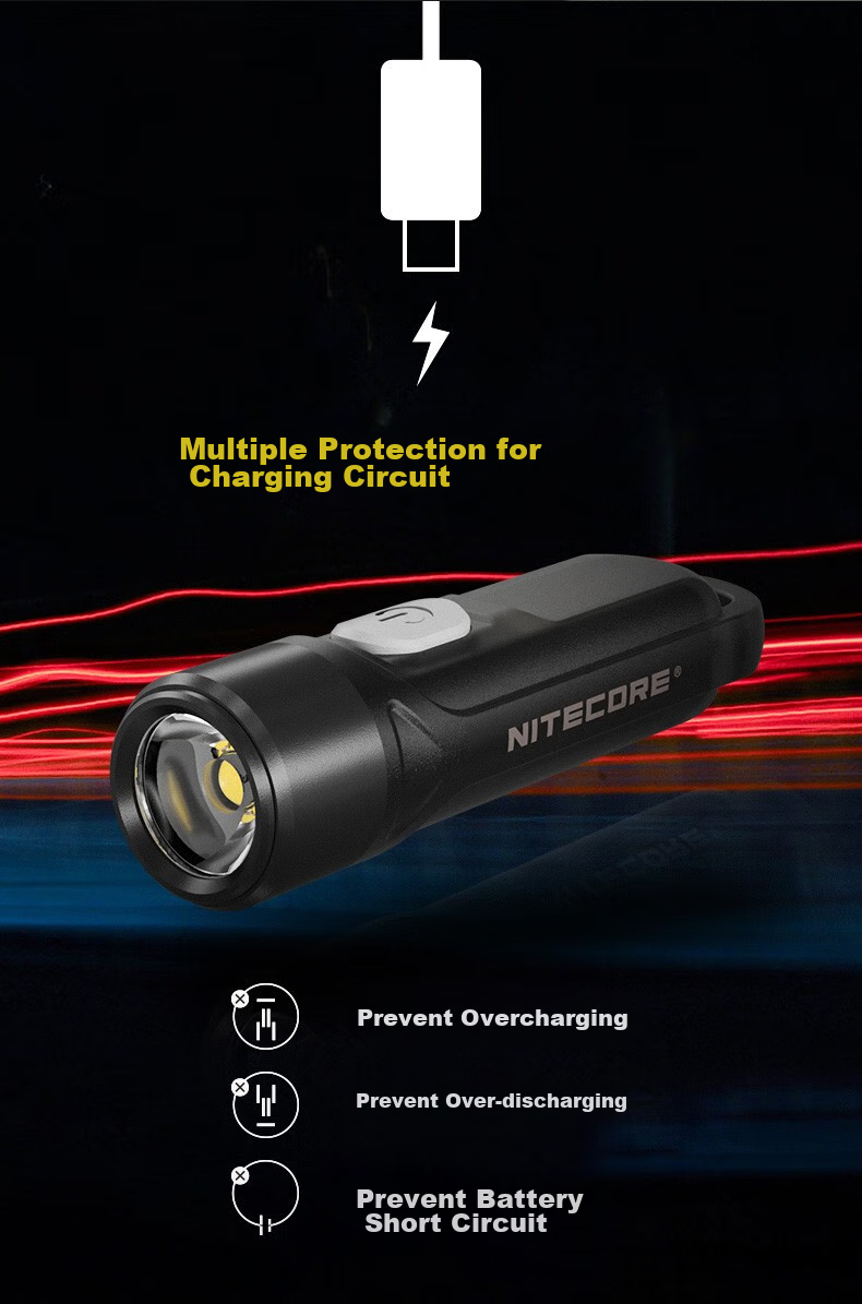 NITECORE TIKI UV Keychain Light, Ultraviolet Authentication, Rechargeable, Portable, Emergency LED Flashlight 17