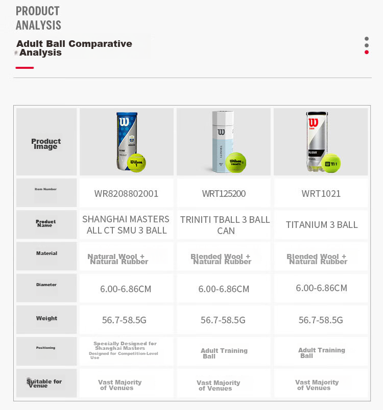 Wilson Titanium Training Tennis Balls, 3-Pack [Random Number on Ball] 7