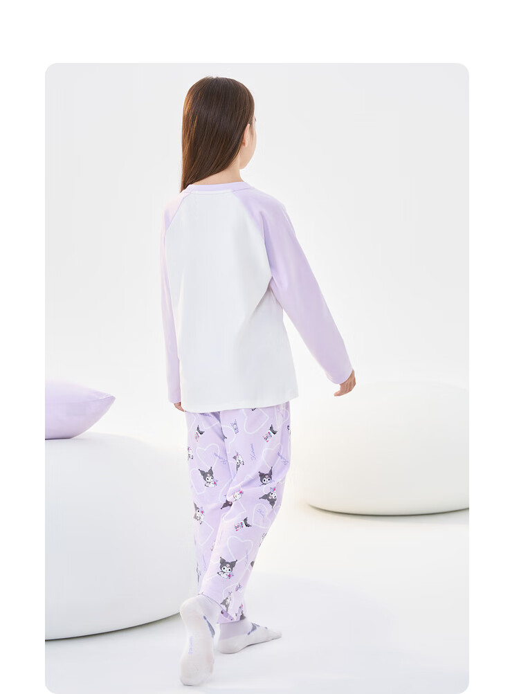BALABALA Children's Pajama Set, Autumn Girls' Loungewear, Suitable for Going Out [HelloKitty IP] 209325171002 36