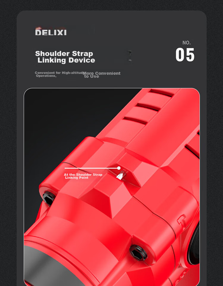 DELIXI Electric Hammer, Chisel And Drill, High-Power Three-In Impact Drill, Concrete, Home Use, Multi-Functional Electric Tool, Plug-In Electric Hammer 37