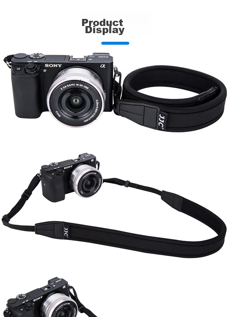 JJC Camera Shoulder Strap, DSLR And Mirrorless Camera Strap, Compatible with Canon, Nikon, Sony, Fuji 7