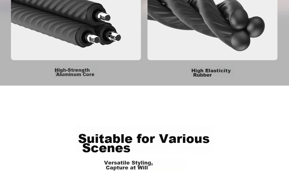 SelfieShow Action Camera Neck Strap Compatible with DJI OsmoAction4/G0Pro12/11 Pocket3/4P, First-Person Perspective Shooting, Cycling Mount, Rotatable 19