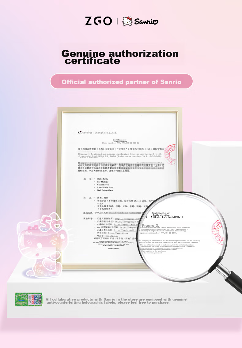 Hello Kitty [50th Anniversary Limited Edition] Watch for Female Students, Primary And Middle School Children, Birthday Gift for Girls 357 3
