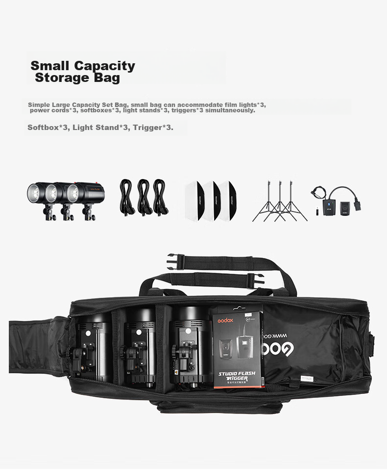 AMBITFUL 105cm Photography Kit Bag, Tripod Bag, Flash Kit Box, Large Medium Small Portable Storage Bag, Thickened Handbag, Light Stand Bag, Outdoor Portable Case 6