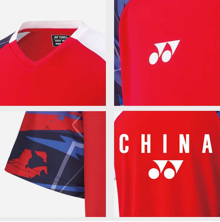 YONEX Badminton Jersey National Team Fan Version Competition Training Sports T-Shirt Women 20785CR White O 21