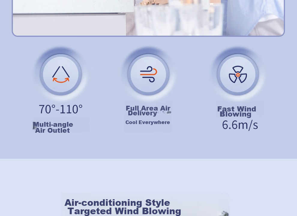 AUPU G Series Remote Control Cooling Fan for Kitchen, Integrated Lighting And Cooling, Plasma Purification F166 9
