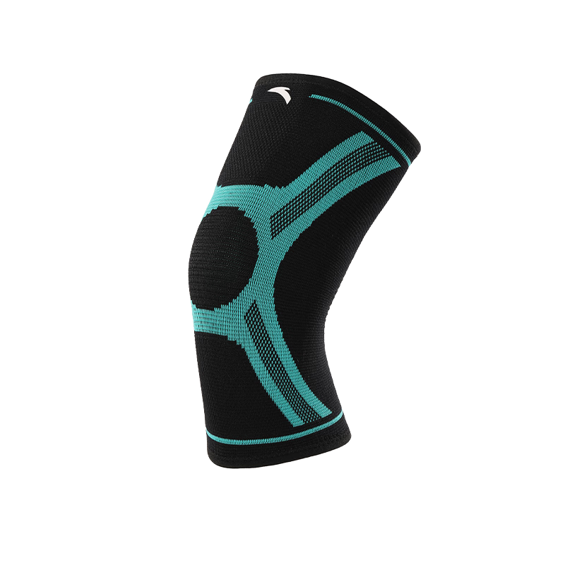 ANTA Kids Knee Pads Sports Basketball Running Leg Sleeves Anti-Fall Protective Knee Guards Black Blue M