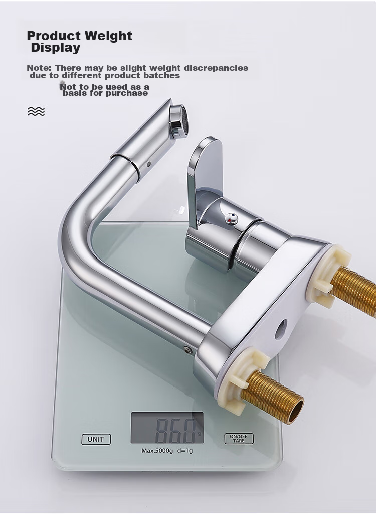 Larsd Basin Faucet, Hot And Cold Face Basin Faucet, All-Copper Body, Double-Hole Bathroom Cabinet Faucet LD86022 11