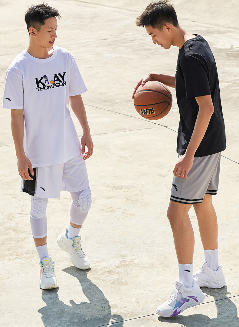 Anta Kongyu 4 Cement Nemesis Men's Basketball Shoes Shock Absorption Lightweight Anti-Roll Professional Game Sports Shoes 9