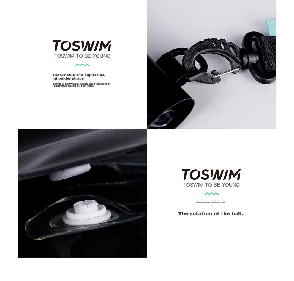 TOSWIM Waterproof Phone Case, Touchscreen Compatible, for Swimming And Underwater Photography, Huawei Apple 14, Transparent Black Fantasy 9