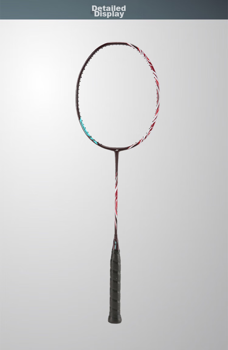 YONEX Badminton Racket, Full Carbon Single Racket, Competition Strong Attack AX100ZZ Tianfu Ancient Red 4U5 2