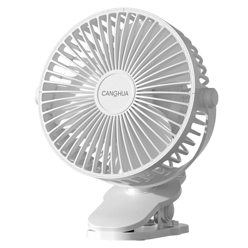 CangHua Desktop Fan, Small Fan, New Ultra-Quiet Air Circulator, Long Battery Life, Clip-On, Car Cooling, Office, Student Dormitory, Bed Hanging [1200mAh]