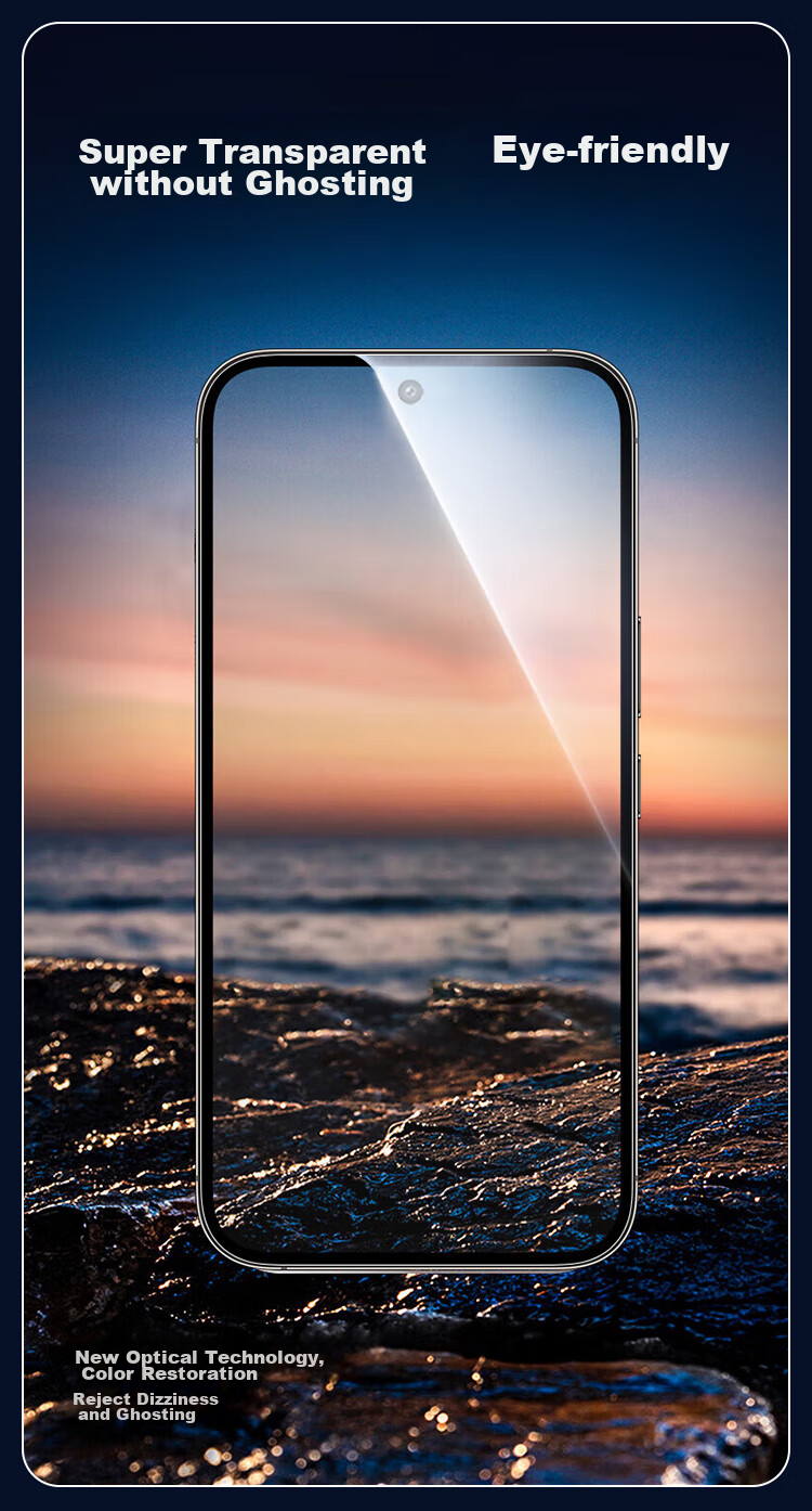 Kulefeng [Kunlun 28° Privacy Screen Protector] for Huawei Pura90pro Tempered Glass Film, Anti-Peeping P80/70 Phone Film, Privacy Protection Sticker, Full-Screen Coverage, High Definitio 8