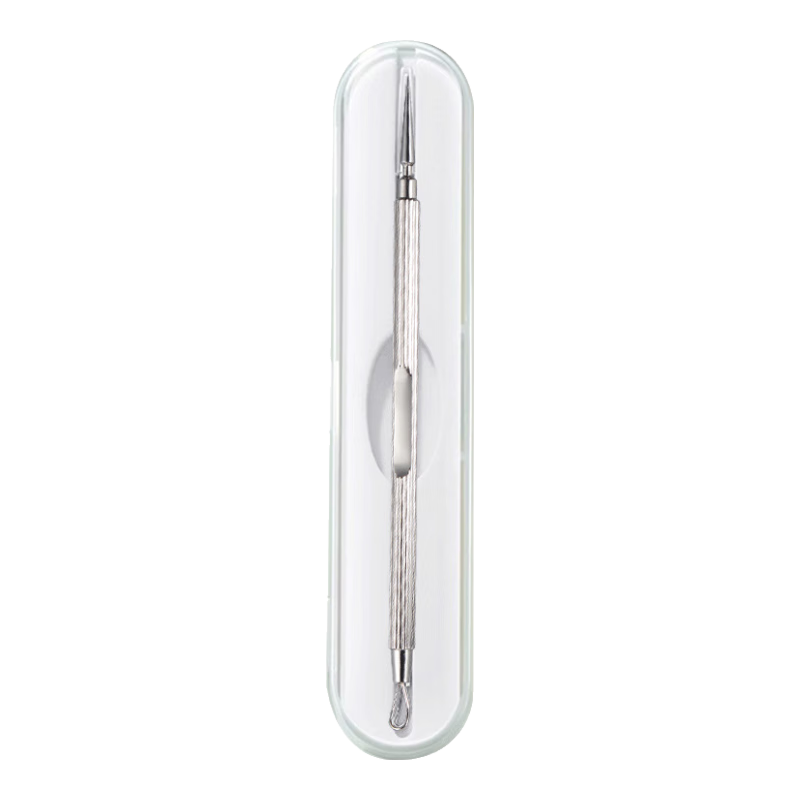 Jingxiaodi 304 Stainless Steel Precision Ultra-Sharp Comedone Extractor Blackhead Remover Acne Pimple Extractor Closed Comedone Scraper Beauty Salon Cell Clamp Tool