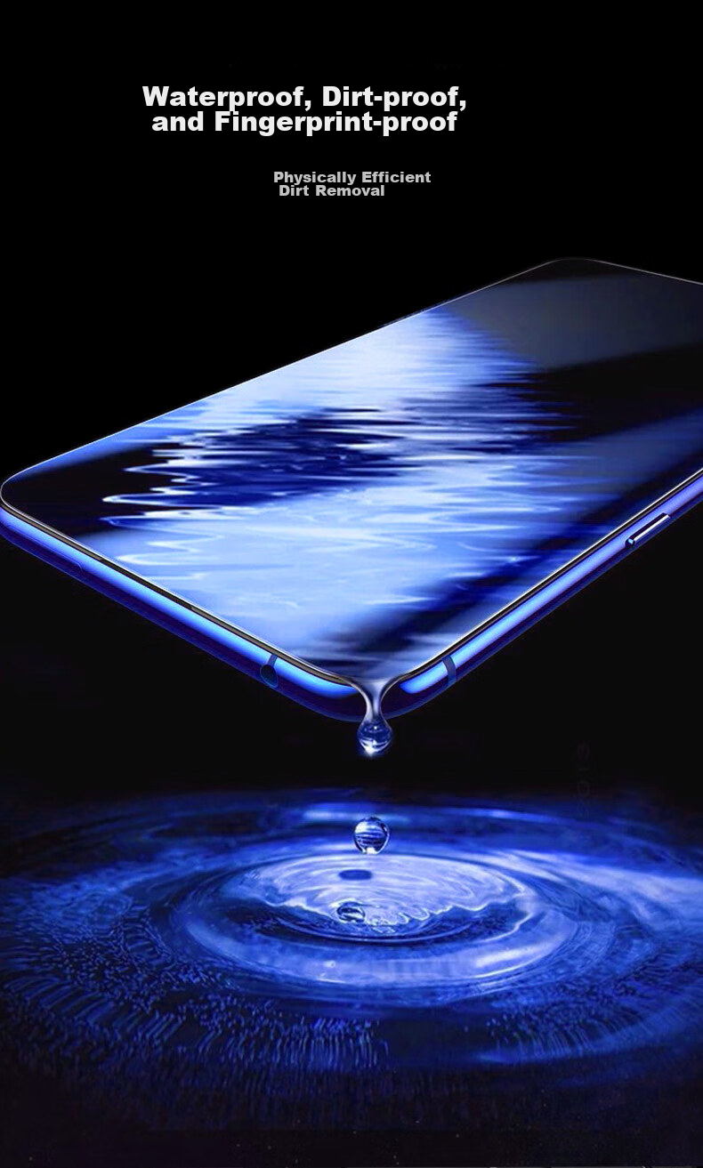 HotFire Full Screen Tempered Glass Film for Huawei P30, Full Screen Protective Film for Huawei P30, Non-Water-Cooled Full Glass Film, Black 9