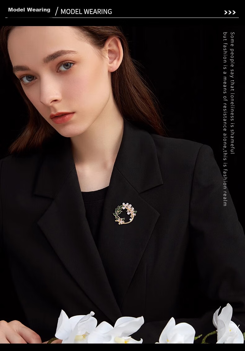 Eternelle French Original Design Brooch for Women, Elegant And Delicate Lapel Pin, Chest Accessory, Cardigan Button, And Corsage, New Style 4