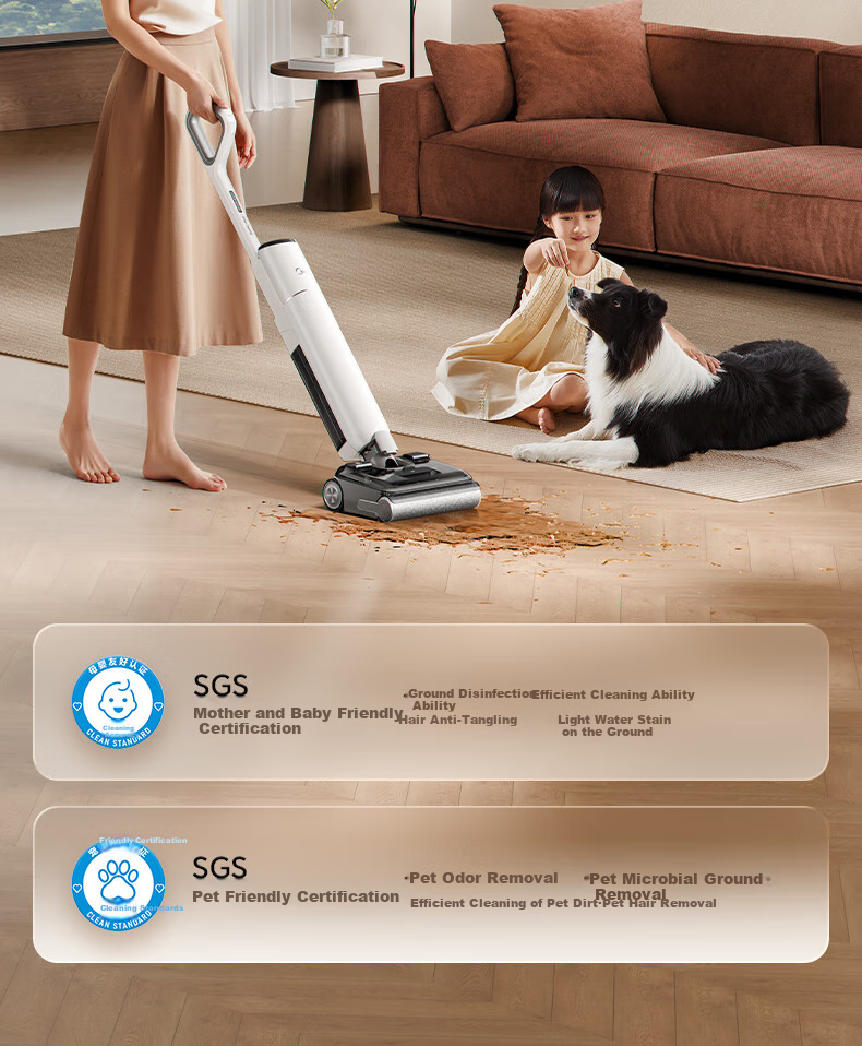 Midea Odorless Floor Washer 2.0 [380°C High-Temperature Steam + Hot Water Floor Cleaning] S60 Steam Mop Vacuum All-in-One Fully Automatic Floor Cleaning Machine [Price Guarantee 618] 11
