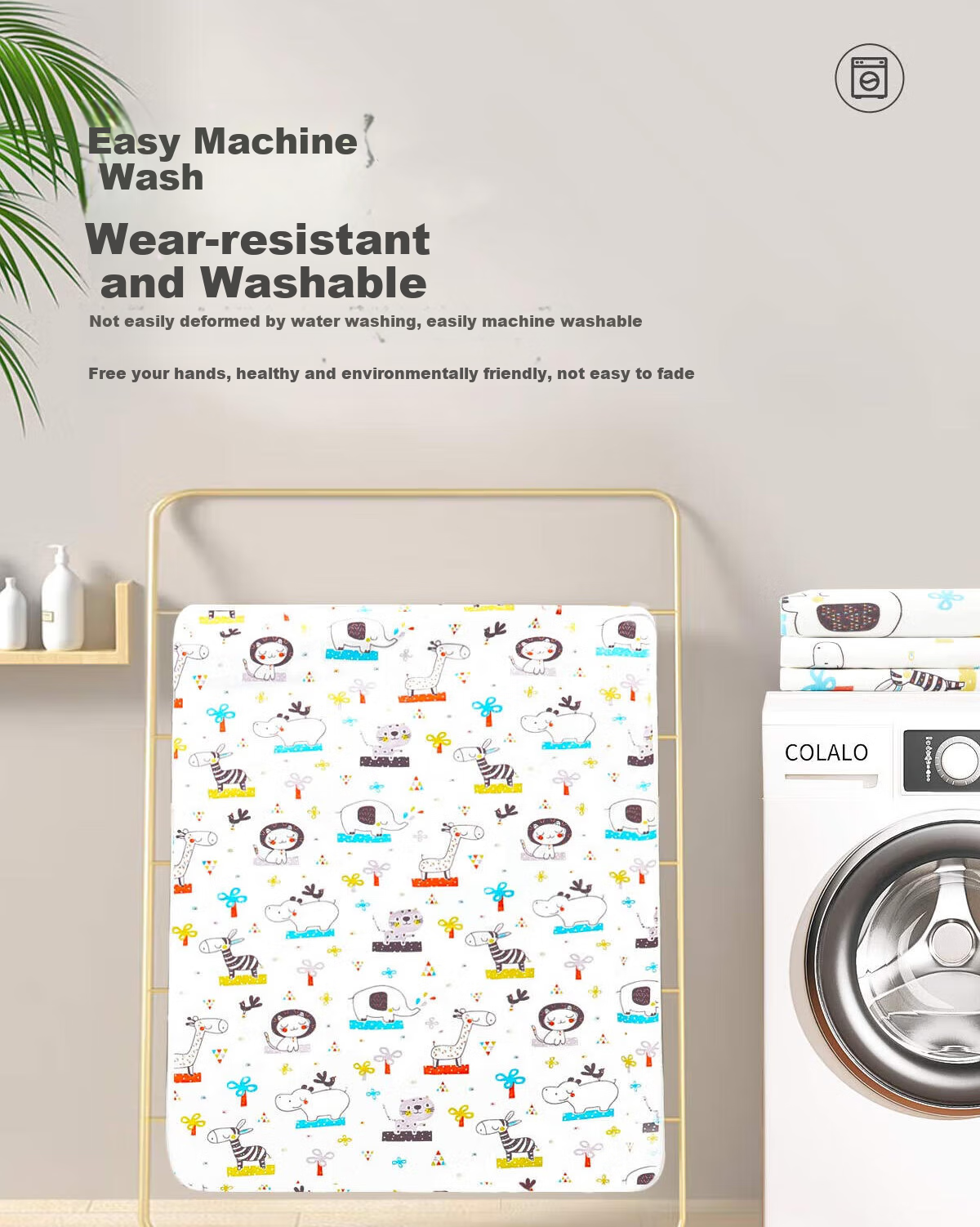Ankexin Washable Diaper Pad, Pure Cotton Baby Bed Mat, Newborn Postpartum Pad, 80*100cm 13