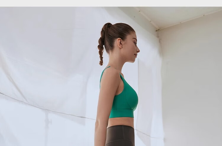 Gigt Sports Bra for Women, Yoga Bra with Beautiful Back Design, One-Piece High-Intensity Support, Anti-Shock, Side Support Reduction, Fitness Running Vest 35
