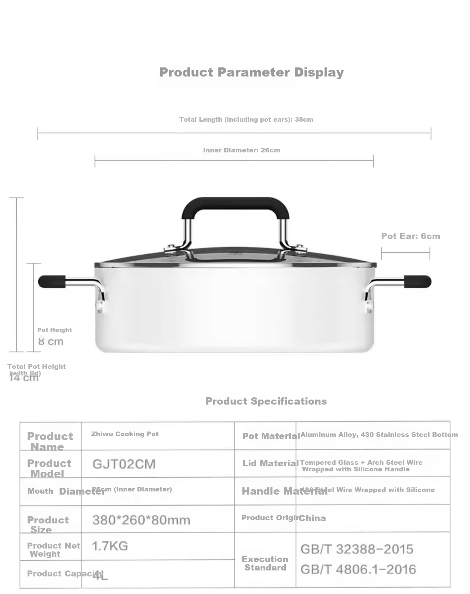 Zhiwu Non-Stick Soup Pot Compatible with Mijia, Stew and Soup Pot for Induction Cooker, Household Steamer Pot and Steaming Basket 9