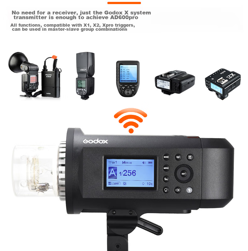 Godox AD400pro Portable Flash for Outdoor Photography with TTL Auto Metering, High-Speed Continuous Flash, And Portable Desig 5