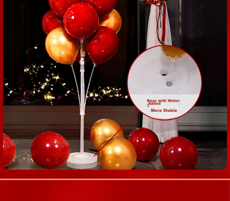 Abaoli Balloon Table Floating Stand Decoration Wedding Pillar Marriage Celebration Birthday Women's Day Goddess Arrangement Supplies 4