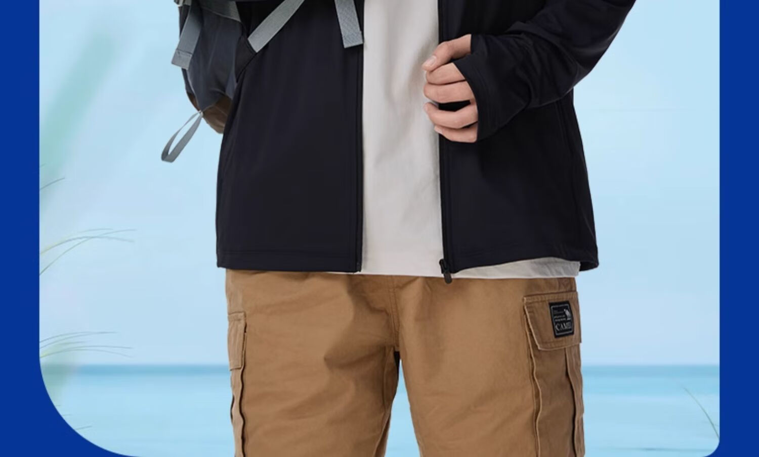 CAMEL Outdoor Sun Protection Jacket UPF50+ UV Protection Cooling Lightweight Fishing Sun Shirt [Muguang] A24BAEO082 17