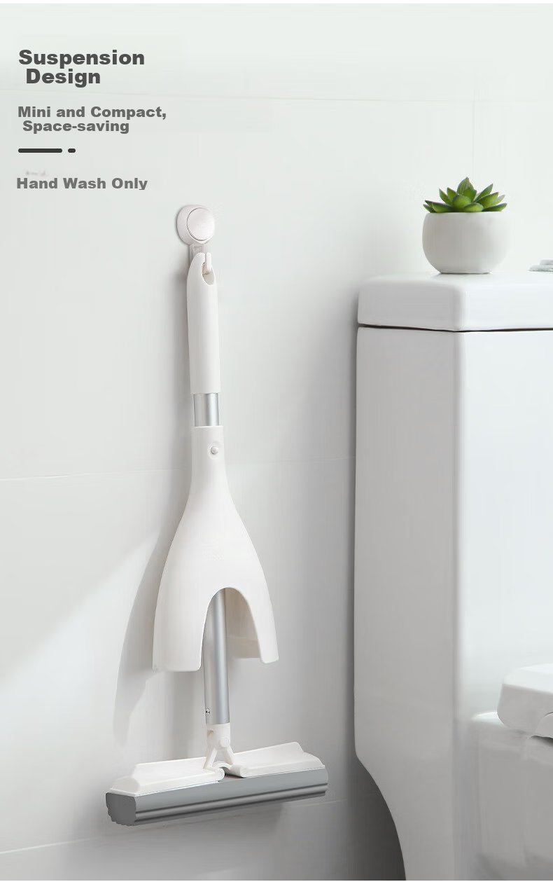 Sulida Flat Mop, 42cm Household All-In No-Hand Washing, 2026 Squeegee Mop, Lazy Person's Floor Cleaning Tool 5