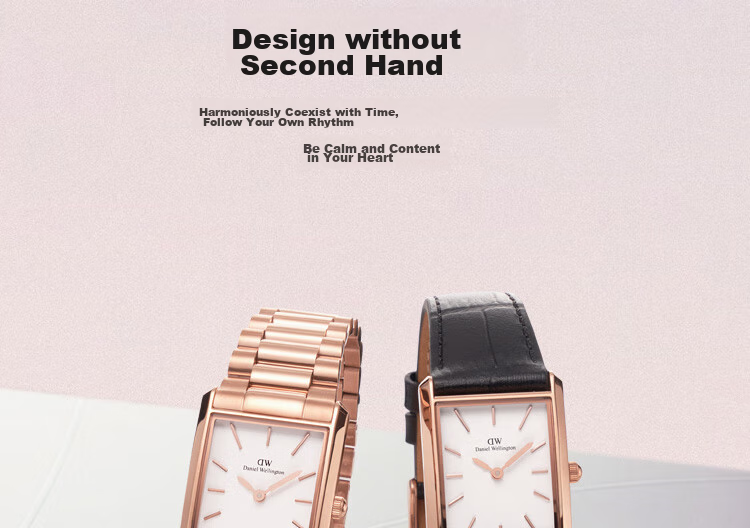 DanielWellington DW Ladies Watch, BOUND Modern Quartz Wristwatch for Europe And America, Light Luxury Niche Birthday Gift for Girlfriend, DW740 10