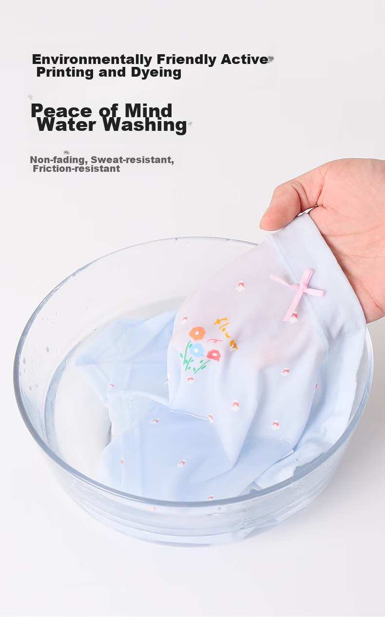 Langsha Children's Underwear, Girls' Student A-Class Cotton Mid to Big Kids Boxer Briefs, Girls' Youth Printed Boyshorts 12