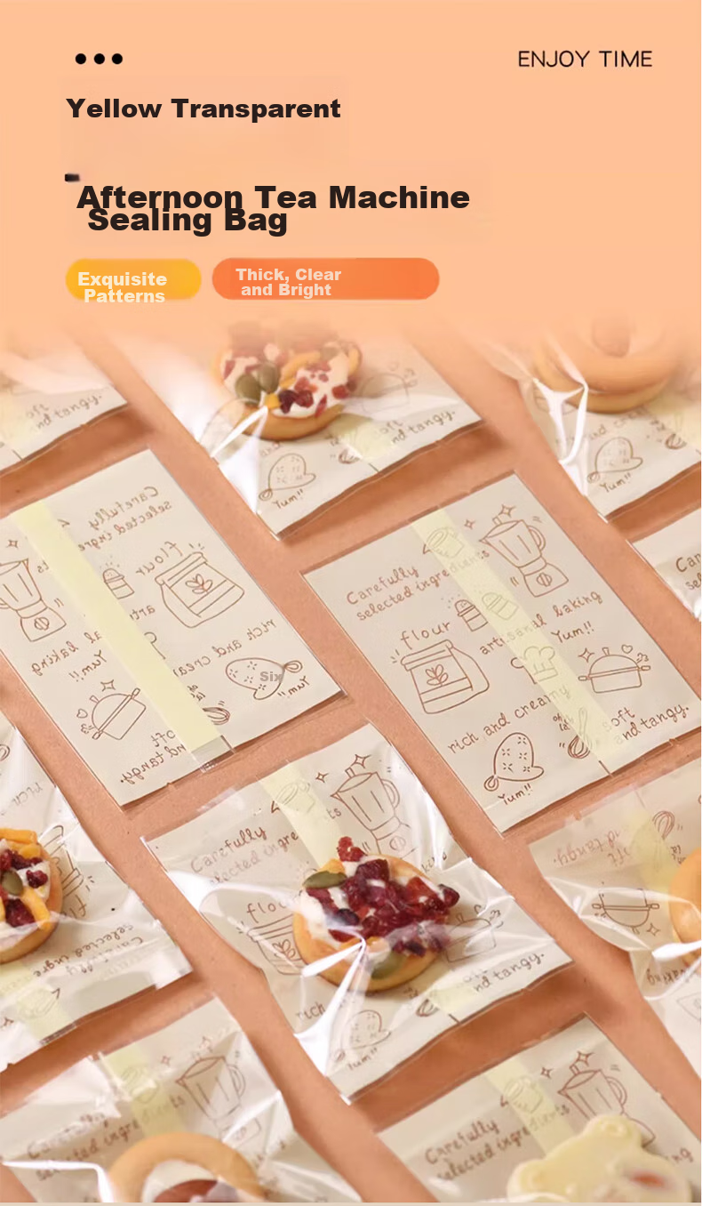 Shihua Baking Snowflake Crisp Packaging Bag Machine Sealing Bag 7*10CM Candy Handmade Nougat Biscuit Packaging Bag 1