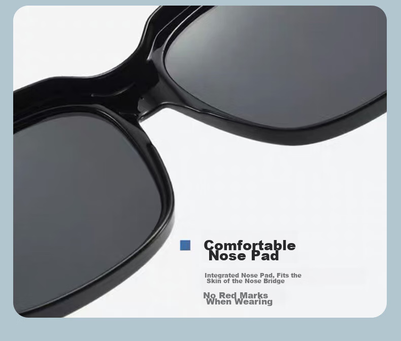 LOVECRAFT Myopia-Specific Sunglasses Clip-Ons for Driving, Polarized Clip-Ons for Black Frames - Night Vision Lenses, Sunglasses with UV Protectio 7