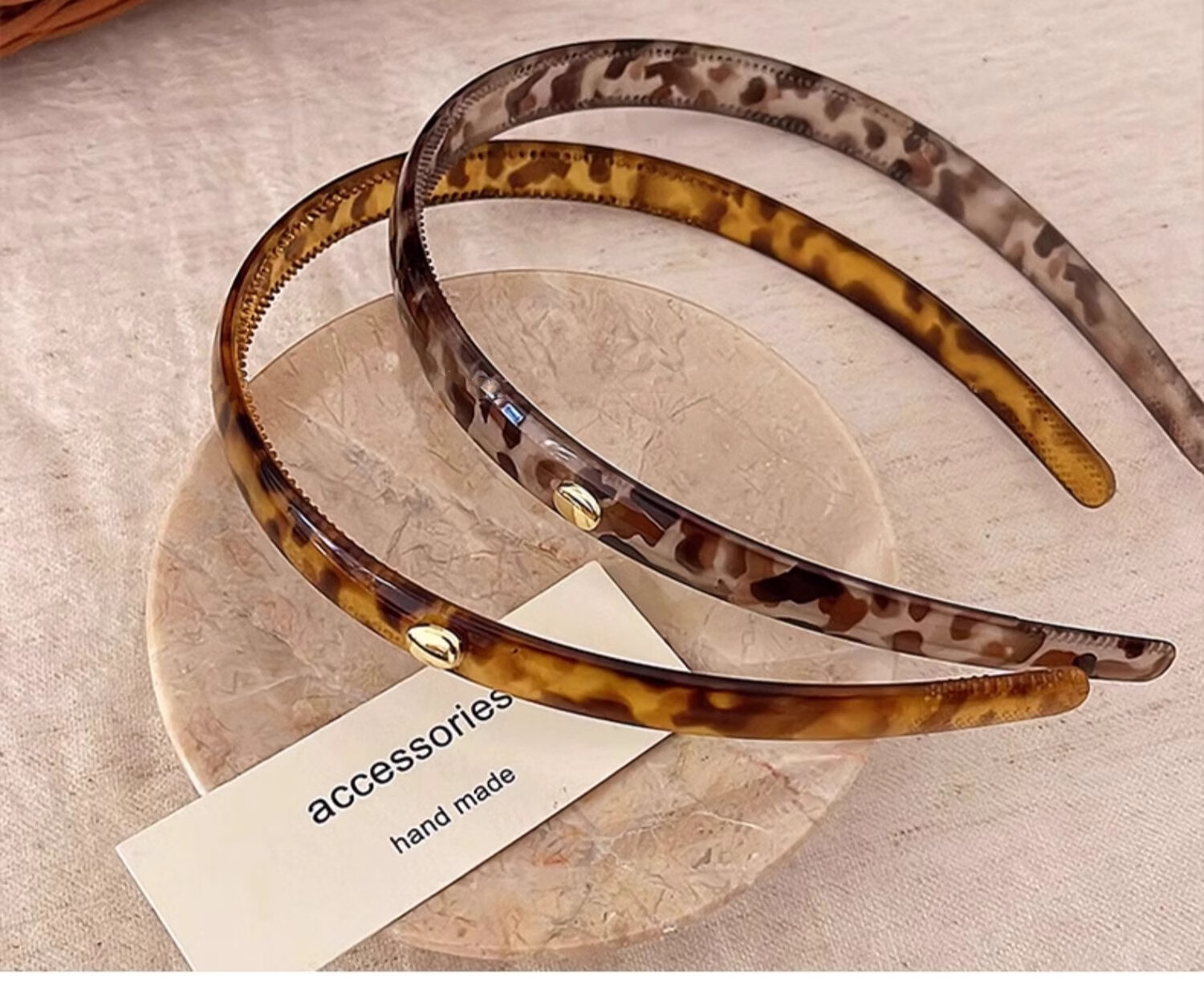 Xiangwan Headband, Vintage Leopard Print Hair Clip, Elegant And Versatile Women's Headwear for Going Out, Non-Slip Hairband, Mid-Autumn Festival Gift for Wome 7