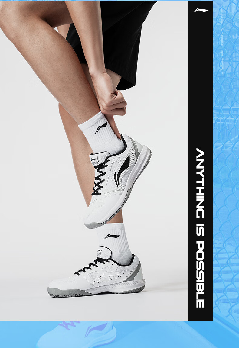 LI-NING Unisex Lightning Professional Badminton Shoes Non-Slip Durable Comfortable Training Sneakers 15