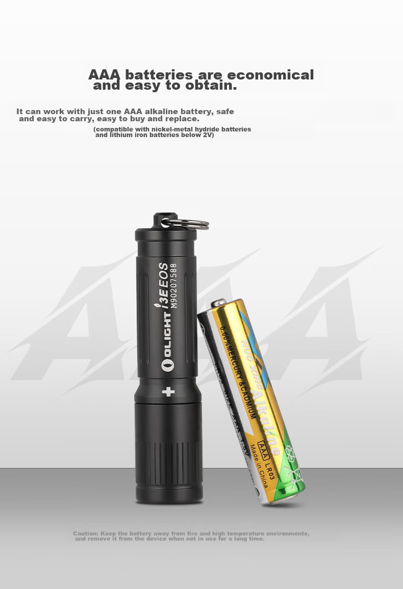 OLIGHT i3E Mini High Brightness Portable Waterproof Emergency Micro Keychain Flashlight Compact Outdoor Lighting 9
