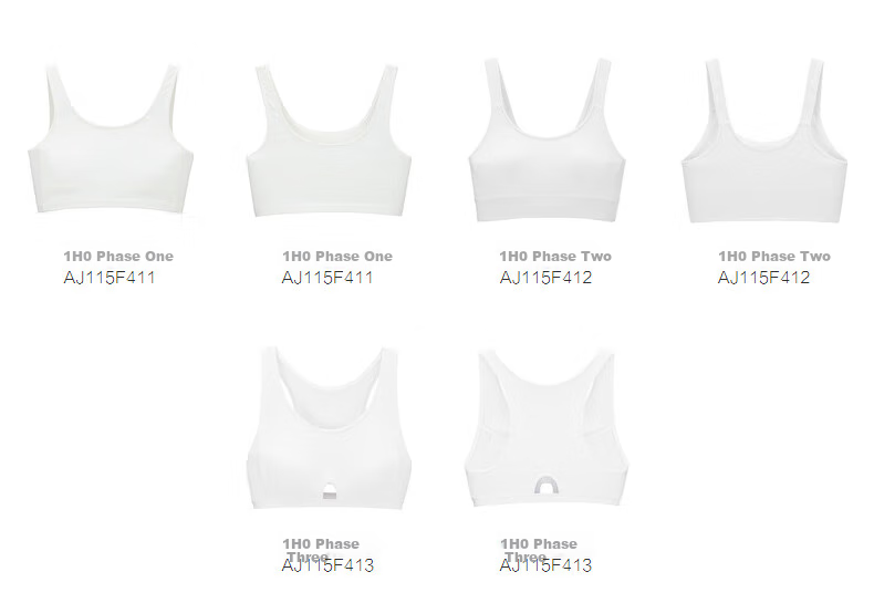 Aimer Junior Girls' Training Bra, First Second Third Stage Vest-Style Bra, Three Stages, Size 170 15