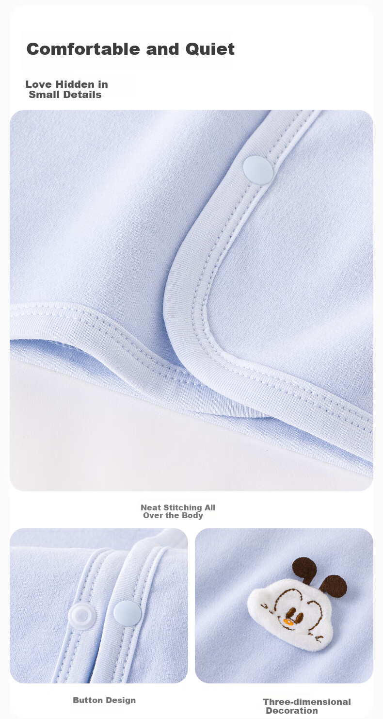 BOBDOG Baby Vest Spring And Autumn Style, Pure Cotton Infant And Toddler Unisex Baby Class A Warm Vest Top Children's Sleeveless Jacket for Fall And Winter 8