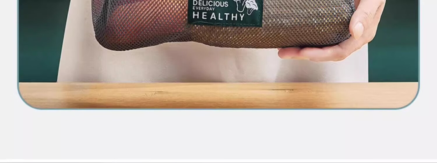 Jiadu Kitchen Storage Bag, Onion Ginger Garlic Storage Basket, Wall-Mounted Vegetable Basket, Storage Rack, Garlic Storage Hanging Bag, Storage Organizer 13