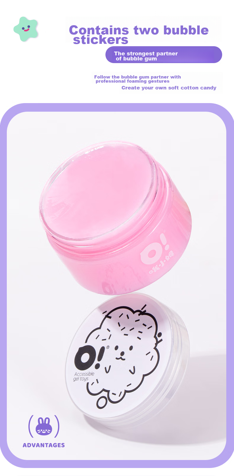 Exiaomu Foam Clay Slime, Bubbles And Glitter, for Boys And Girls, Children, Students, DIY Stress Relief Toy, Safe And Eco-Friendly Gift 15