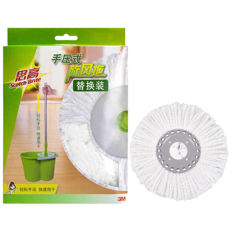 3M Scotch-Brite Rotating Mop, Original Mop Head Replacement (Randomly Shipped in Box Or Bag)