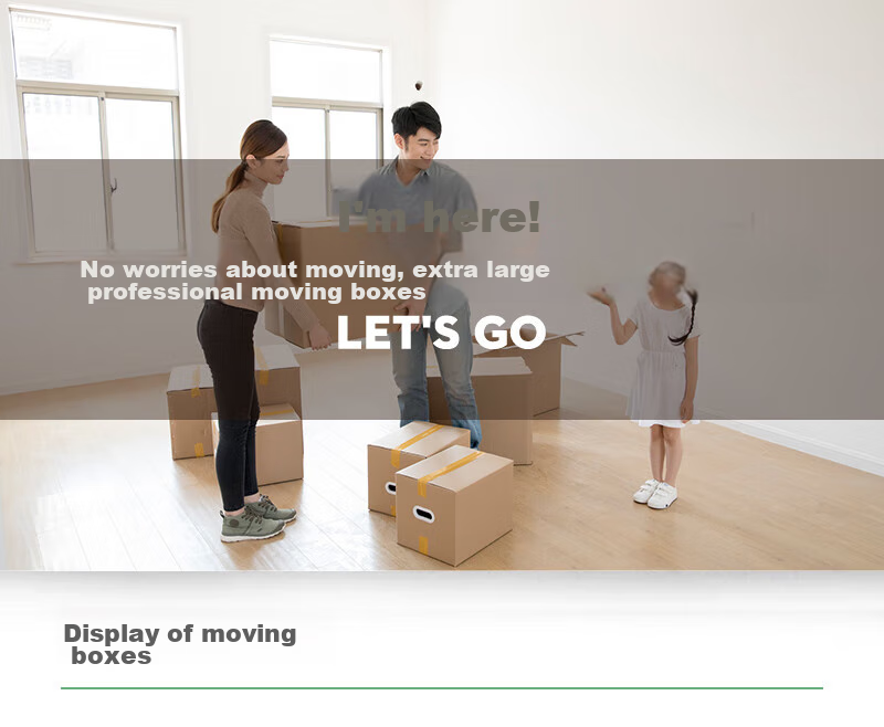 TRNFA Moving Office Cardboard Boxes Extra Hard Thick Storage Boxes for Organization 40x30x30 Small Size 5 Pieces/1 6