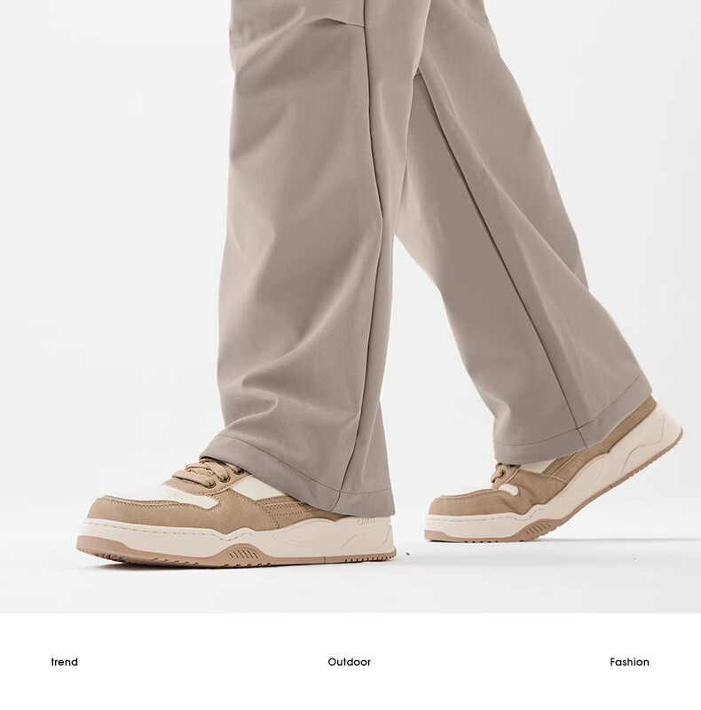 CAMEL Outdoor Casual Pants for Women Spring Autumn Warm Water-Repellent Loose Cargo Pants 1776B [Dilireba Same Style] 2