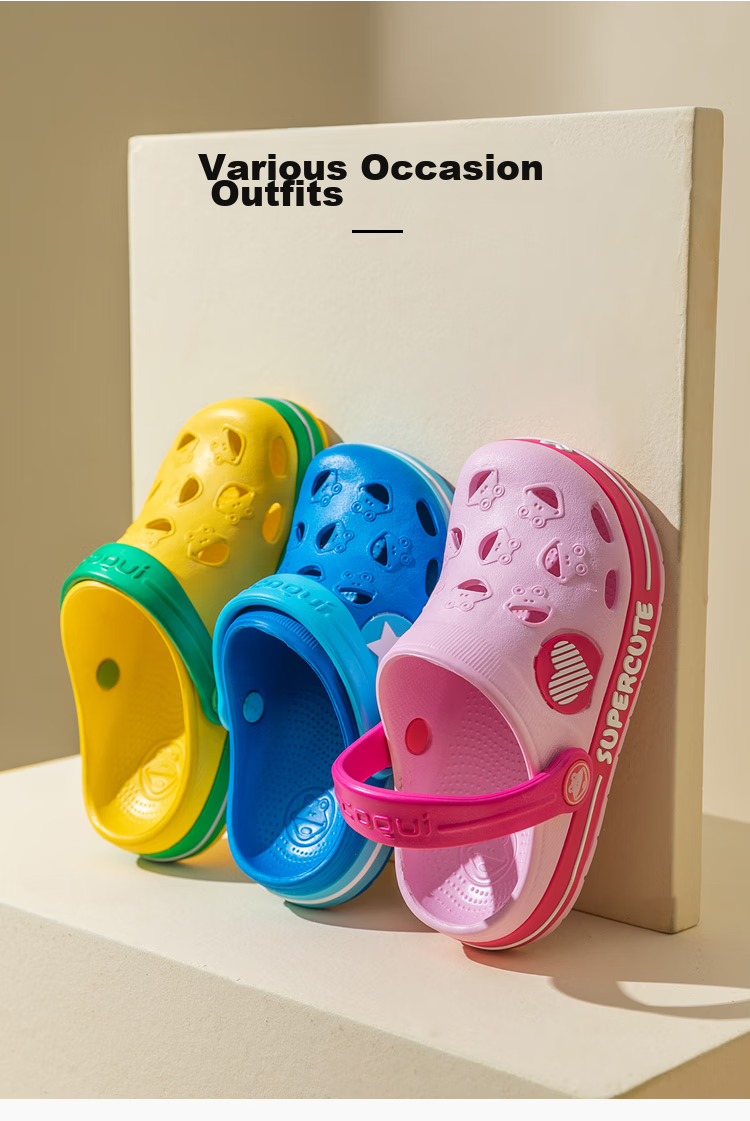 Coqui Children's Perforated Shoes, Boys And Girls Lightweight Sand-Draining Two-Way Casual Slippers, Big Kids Candy Pink, Size 36-37, CQ8538 2